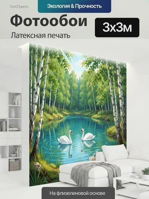 300 × 300 см · Латексная печать