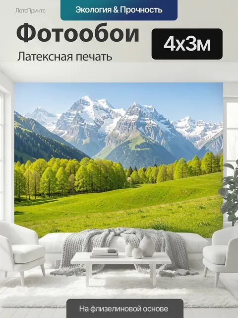 400 × 300 см · Латексная печать