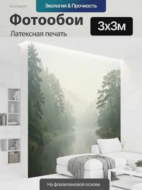 300 × 300 см · Латексная печать