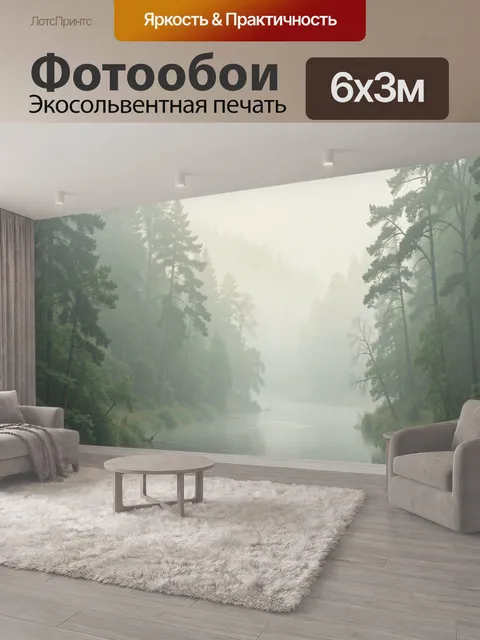600 × 300 см · Экосольвентная печать