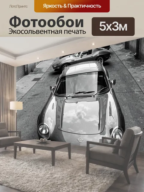 Фотообои Винтажные купе в проезде