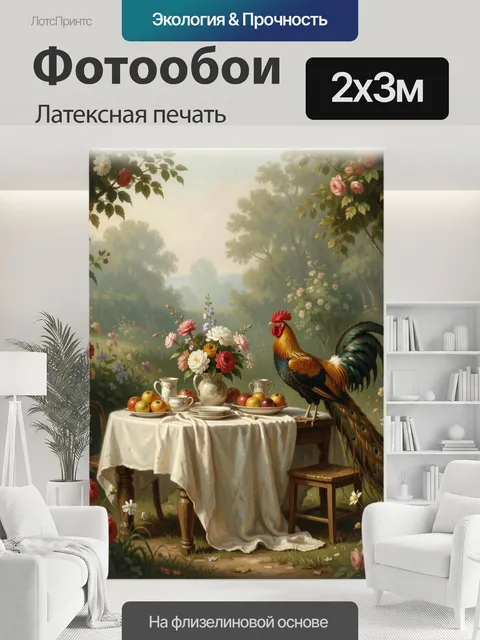 200 × 300 см · Латексная печать