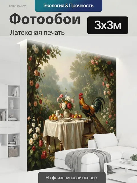 300 × 300 см · Латексная печать