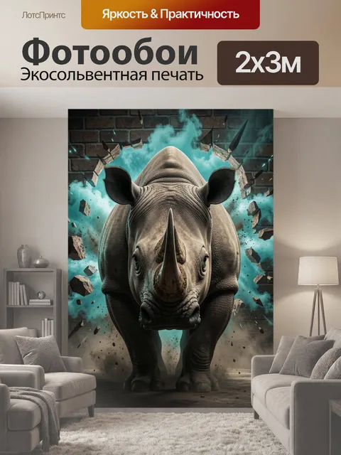 200 × 300 см · Экосольвентная печать