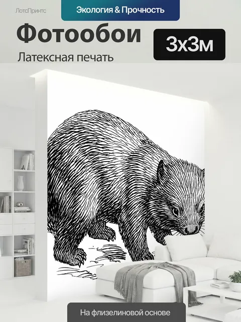 300 × 300 см · Латексная печать