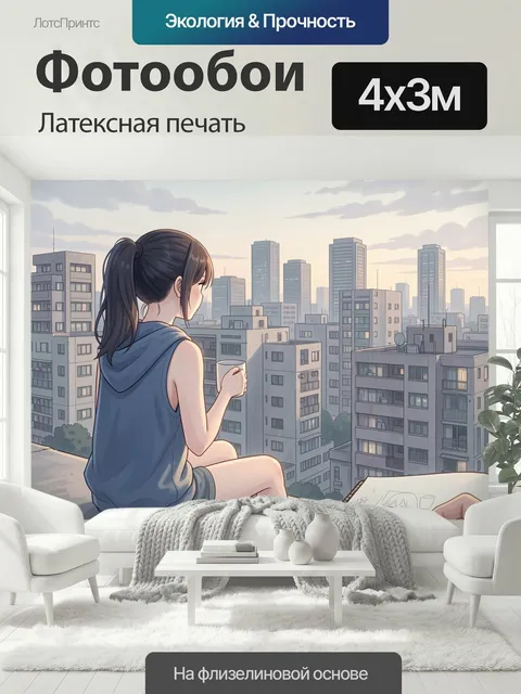400 × 300 см · Латексная печать