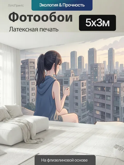500 × 300 см · Латексная печать