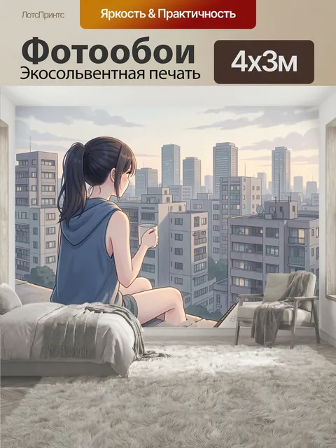 400 × 300 см · Экосольвентная печать
