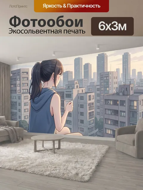 600 × 300 см · Экосольвентная печать