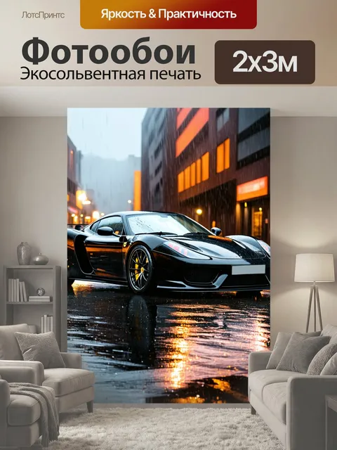 200 × 300 см · Экосольвентная печать