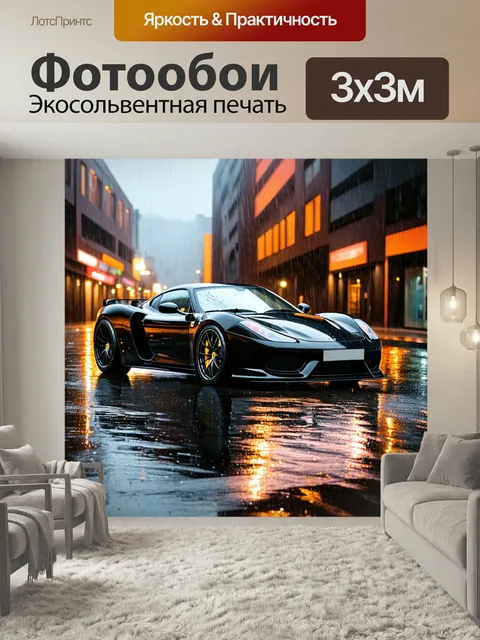 300 × 300 см · Экосольвентная печать