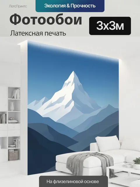 300 × 300 см · Латексная печать