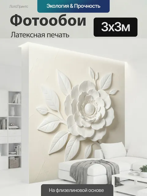 300 × 300 см · Латексная печать