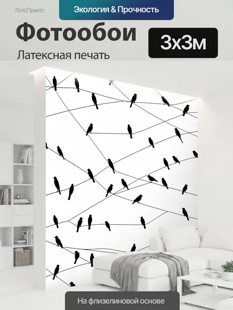 300 × 300 см · Латексная печать