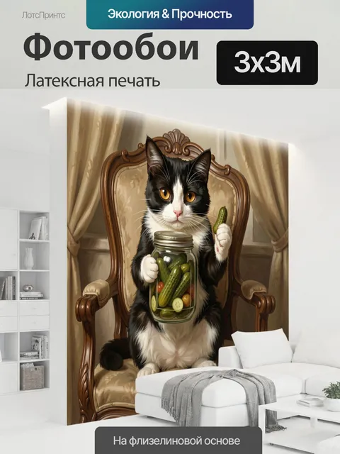 300 × 300 см · Латексная печать