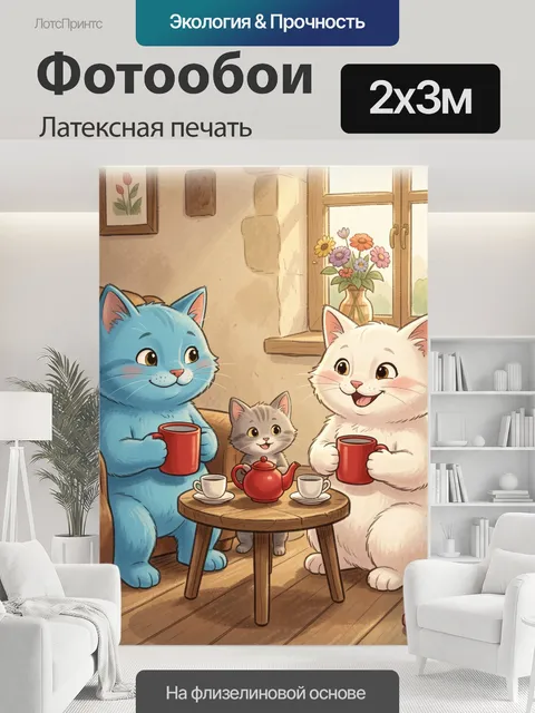 200 × 300 см · Латексная печать