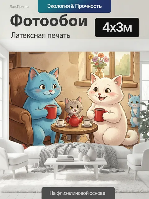 400 × 300 см · Латексная печать