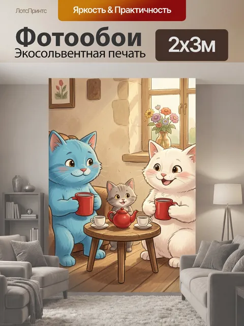 200 × 300 см · Экосольвентная печать
