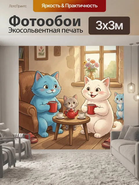 300 × 300 см · Экосольвентная печать