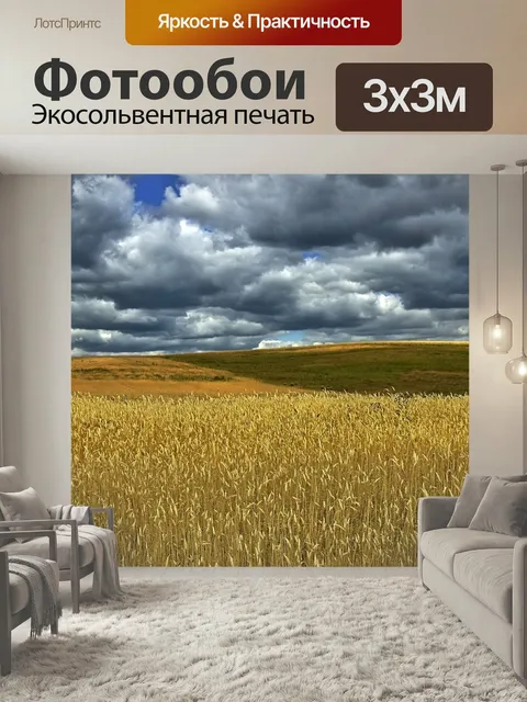 Фотообои Зерновое поле, поле, пшеничное поле