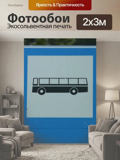 200 × 300 см · Экосольвентная печать