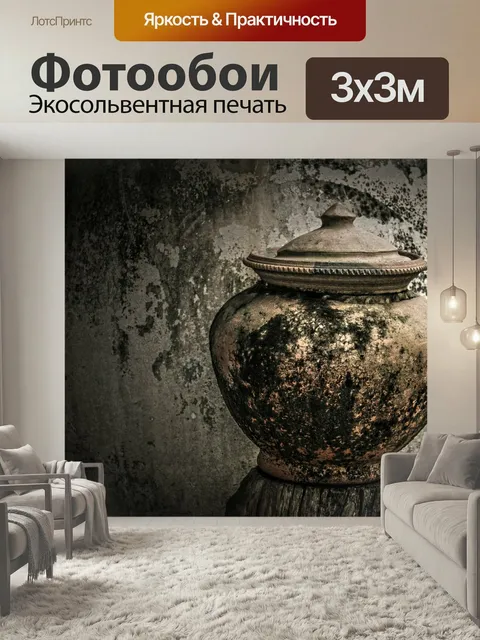 Фотообои Банка, старый, лишайник