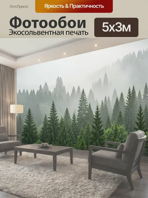 500 × 300 см · Экосольвентная печать