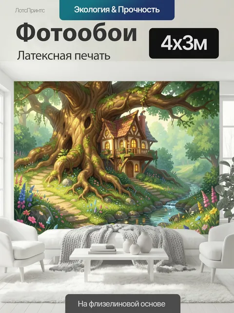 400 × 300 см · Латексная печать