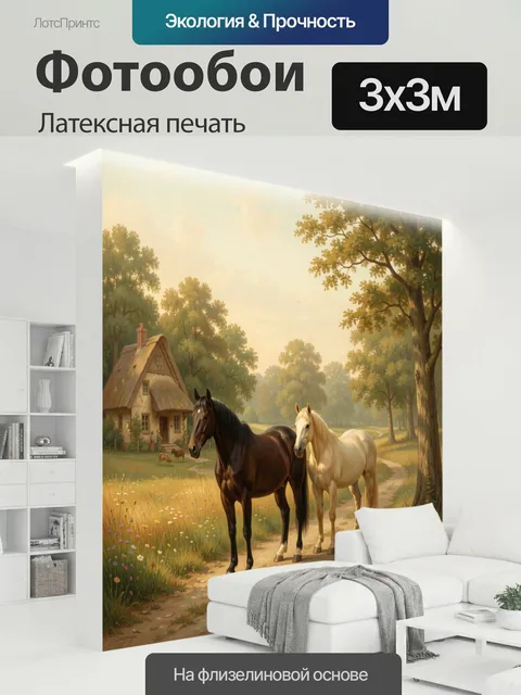 300 × 300 см · Латексная печать