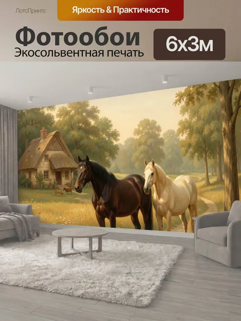 600 × 300 см · Экосольвентная печать