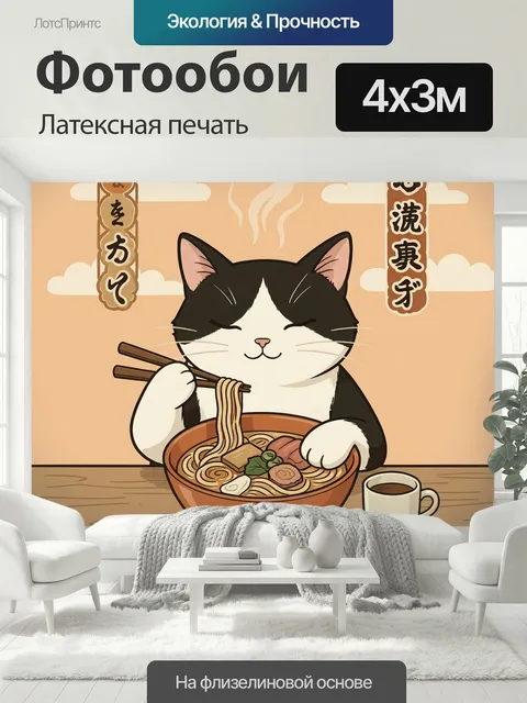 400 × 300 см · Латексная печать