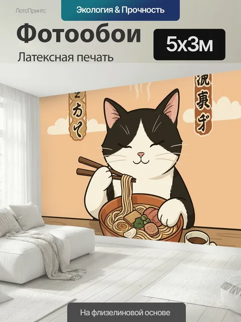 500 × 300 см · Латексная печать