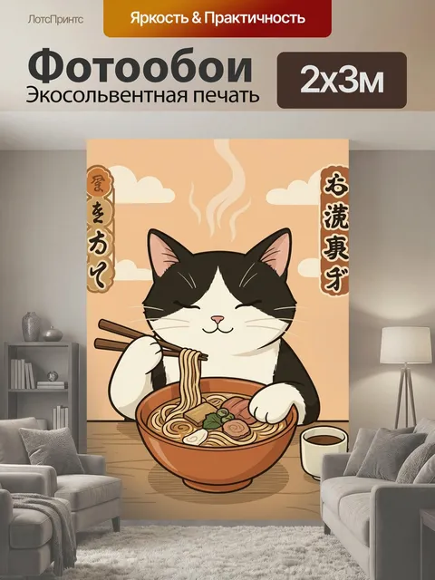 200 × 300 см · Экосольвентная печать