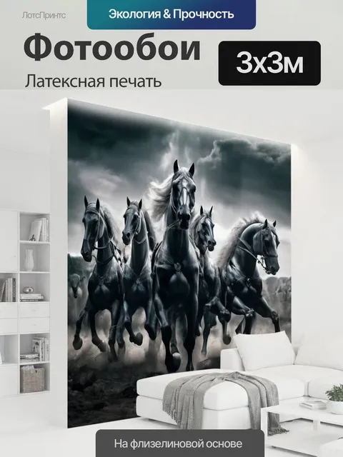 300 × 300 см · Латексная печать