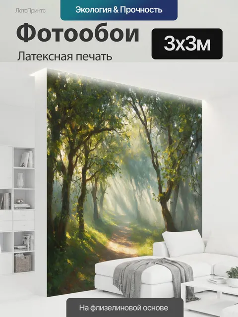 300 × 300 см · Латексная печать