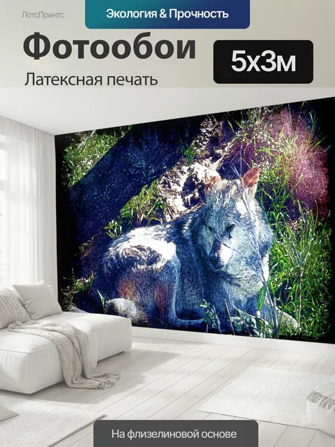 500 × 300 см · Латексная печать