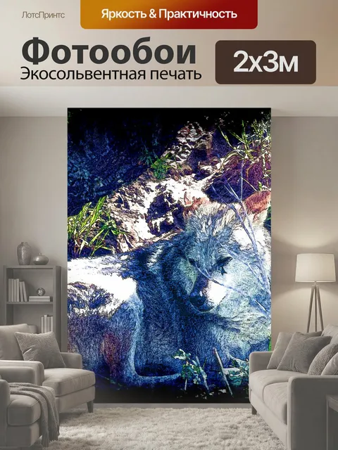 200 × 300 см · Экосольвентная печать
