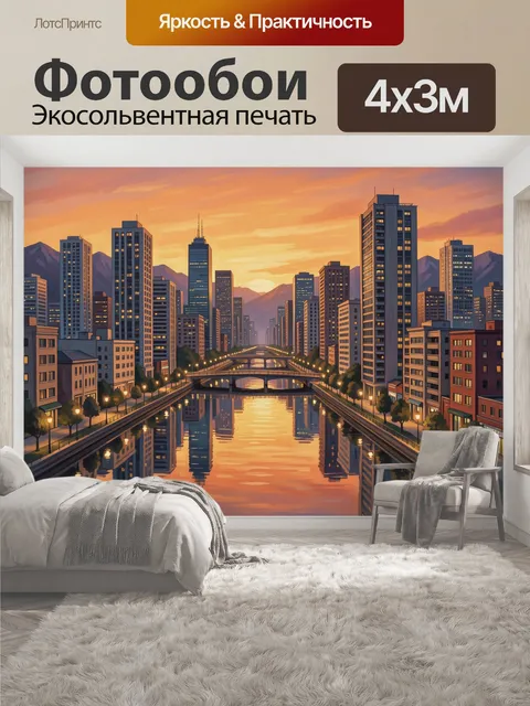 400 × 300 см · Экосольвентная печать