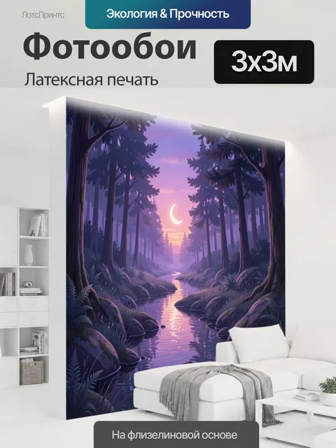 300 × 300 см · Латексная печать
