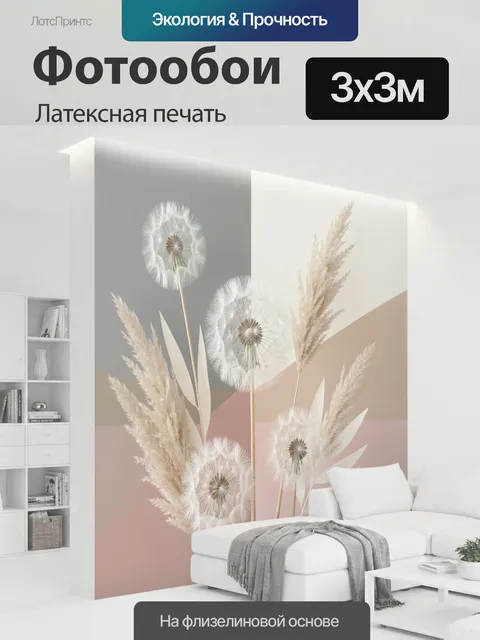 300 × 300 см · Латексная печать