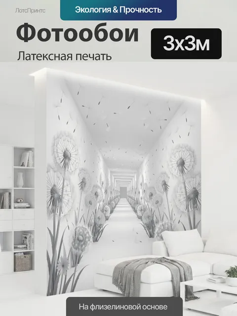 300 × 300 см · Латексная печать