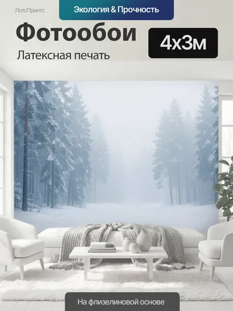 400 × 300 см · Латексная печать