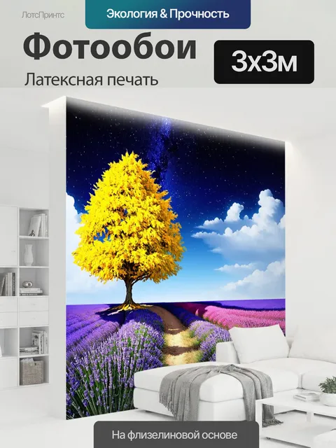 300 × 300 см · Латексная печать