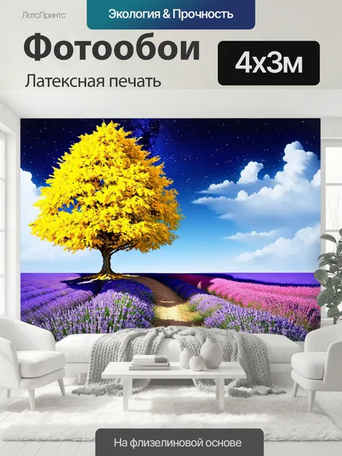 400 × 300 см · Латексная печать