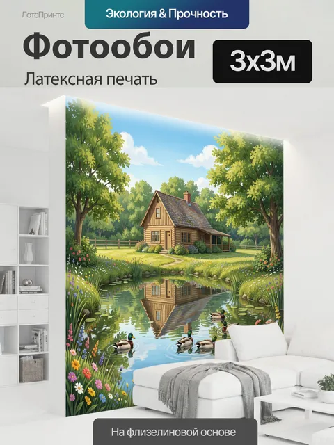 300 × 300 см · Латексная печать