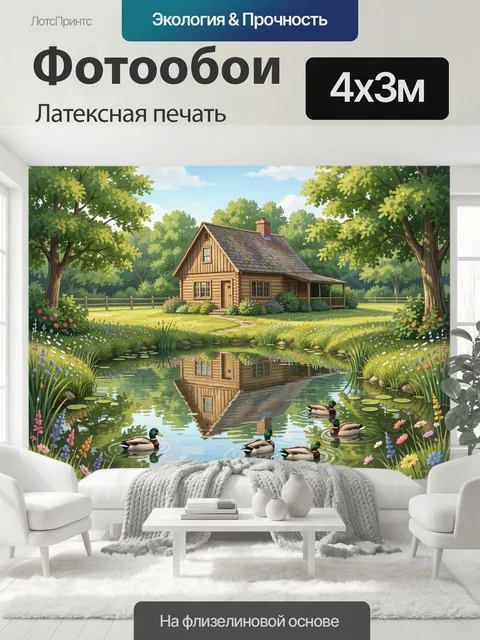 400 × 300 см · Латексная печать