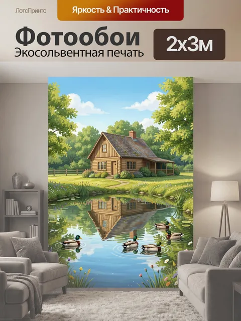 200 × 300 см · Экосольвентная печать
