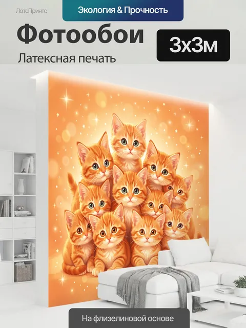 300 × 300 см · Латексная печать