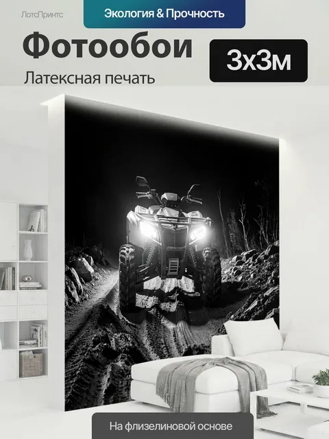 300 × 300 см · Латексная печать