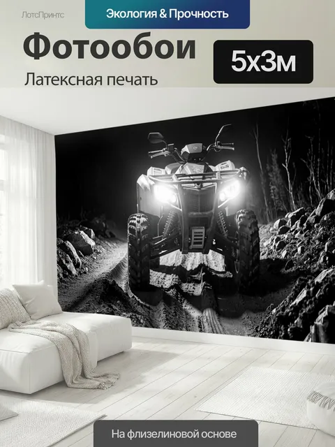 500 × 300 см · Латексная печать